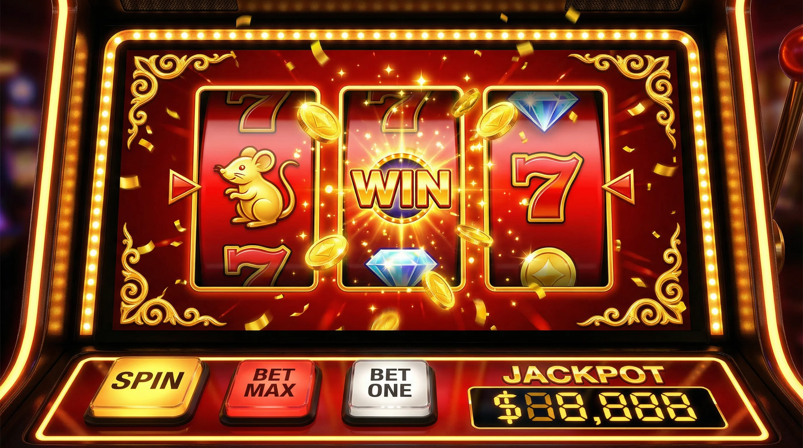 Tragamonedas casino en línea México jackpot ratón dorado